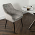 Native Home Lifestyle Chesterfield Grey Dining Chairs (Set Of 2)